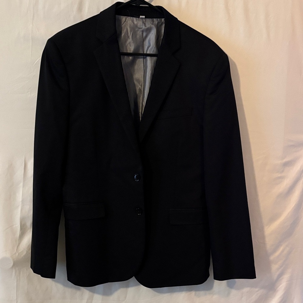Express Extra Slim Men's Black Two-Button Blazer Size 40S/40C